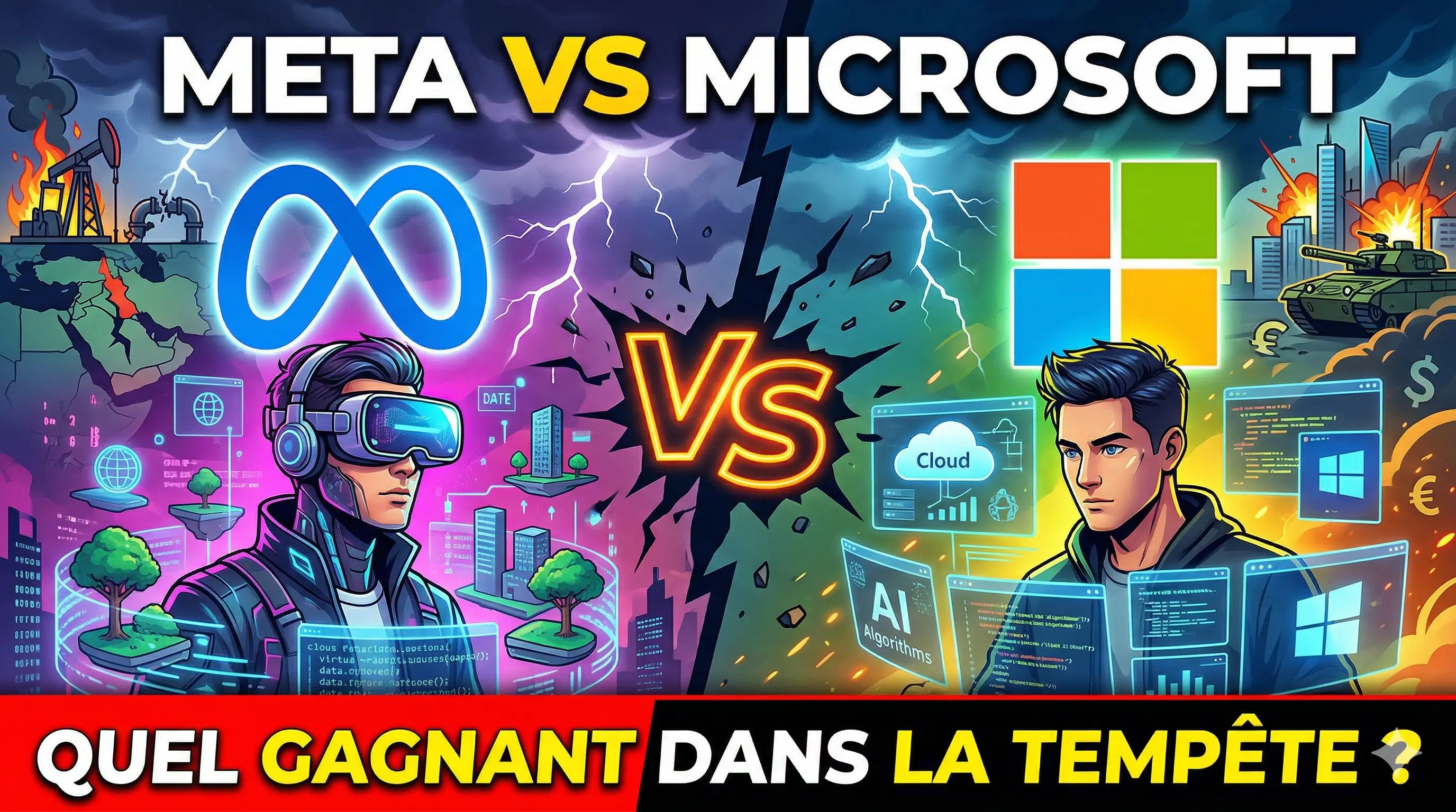 Meta vs Microsoft : quelle action acheter en mars 2026 en pleine crise des marchés ?