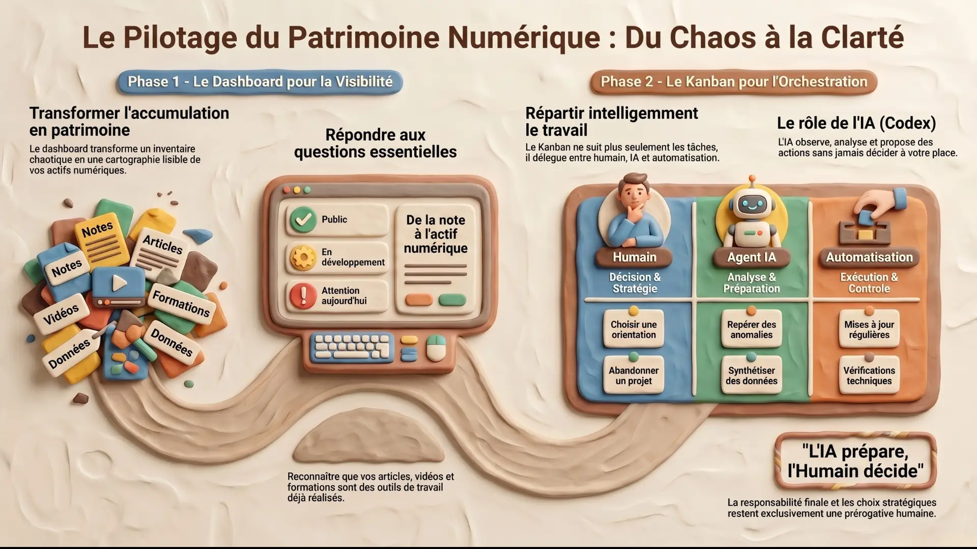 Infographie — Dashboard et Kanban : comment reprendre le pilotage de ses projets