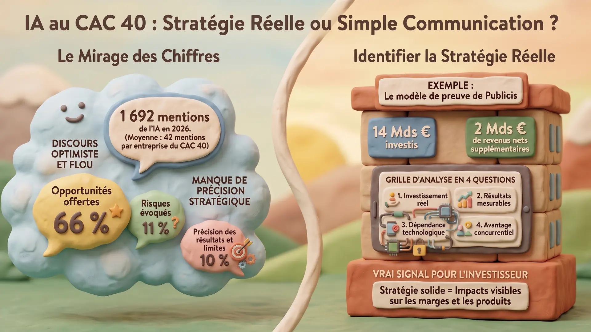 Infographie — Hebdo Bourse du 11 juillet 2026 : CAC 40 en recul, l’IA sous le regard des investisseurs