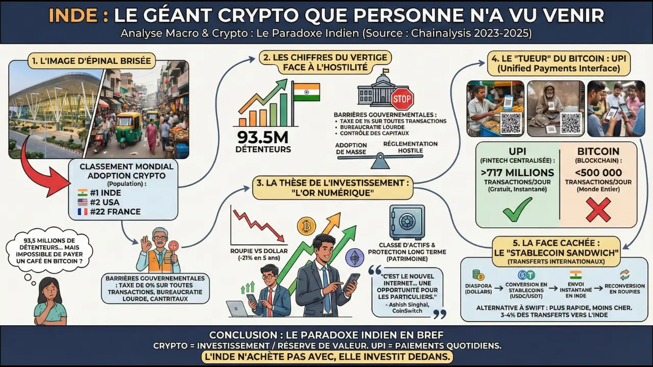 Infographie — Trump menace, l’or flambe, la crypto surprend : la semaine sous tension