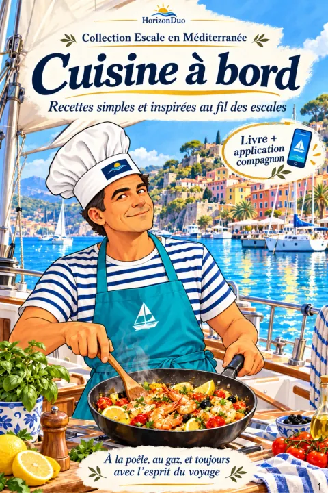 Couverture originale du livre Cuisine à bord